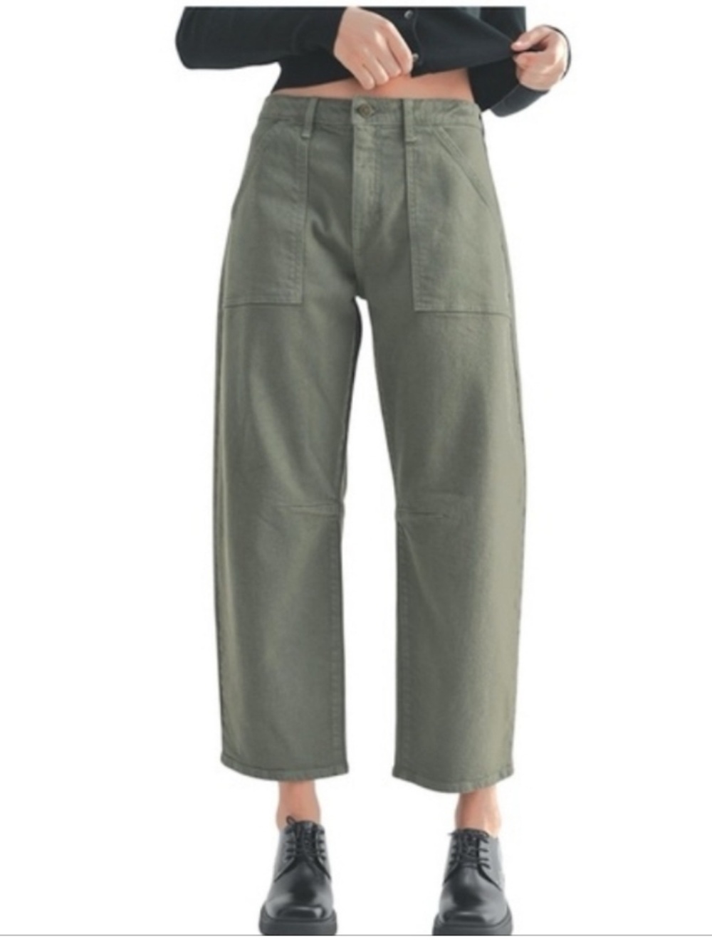 Jason Wu Edit Wilhelmina Easy Barrel Jean Women's 30 High Rise Rosemary NWT